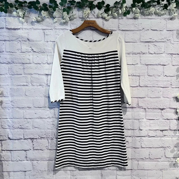 Kate Spade New York Stretch Striped Shift Dress Size Small - Picture 2 of 9